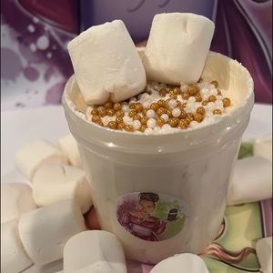 Marshmallow creme whipped body butter